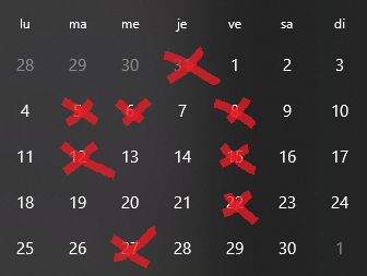 Suspension des Cours de Bio